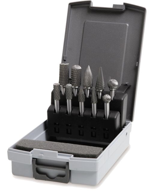 Set karbidnih rotirajućih glodala BETA 433/SP10 (10 komada)