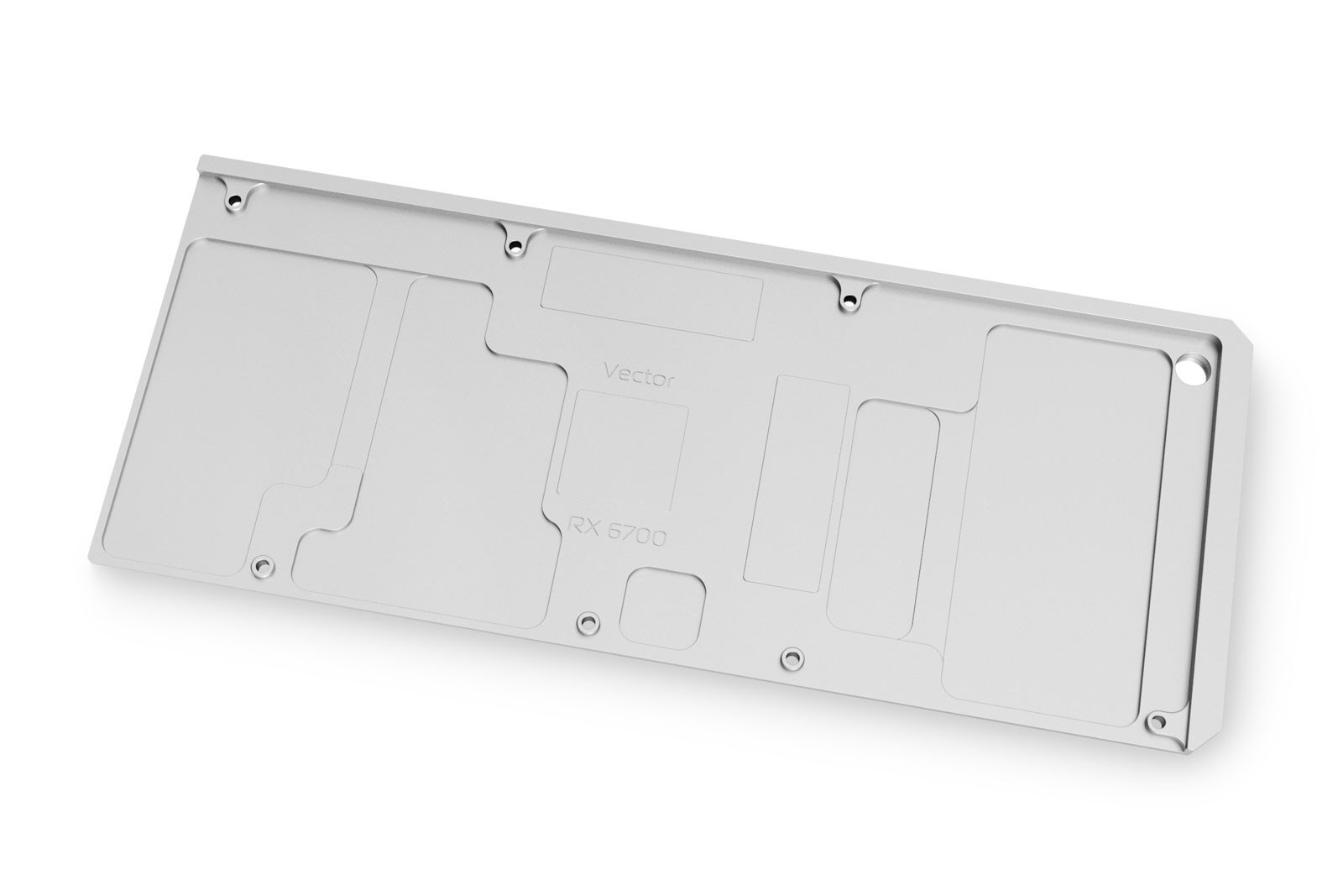 Backplate za grafičku karticu EK WATER BLOCKS Quantum Vector RX 6700XT, bijela boja-1