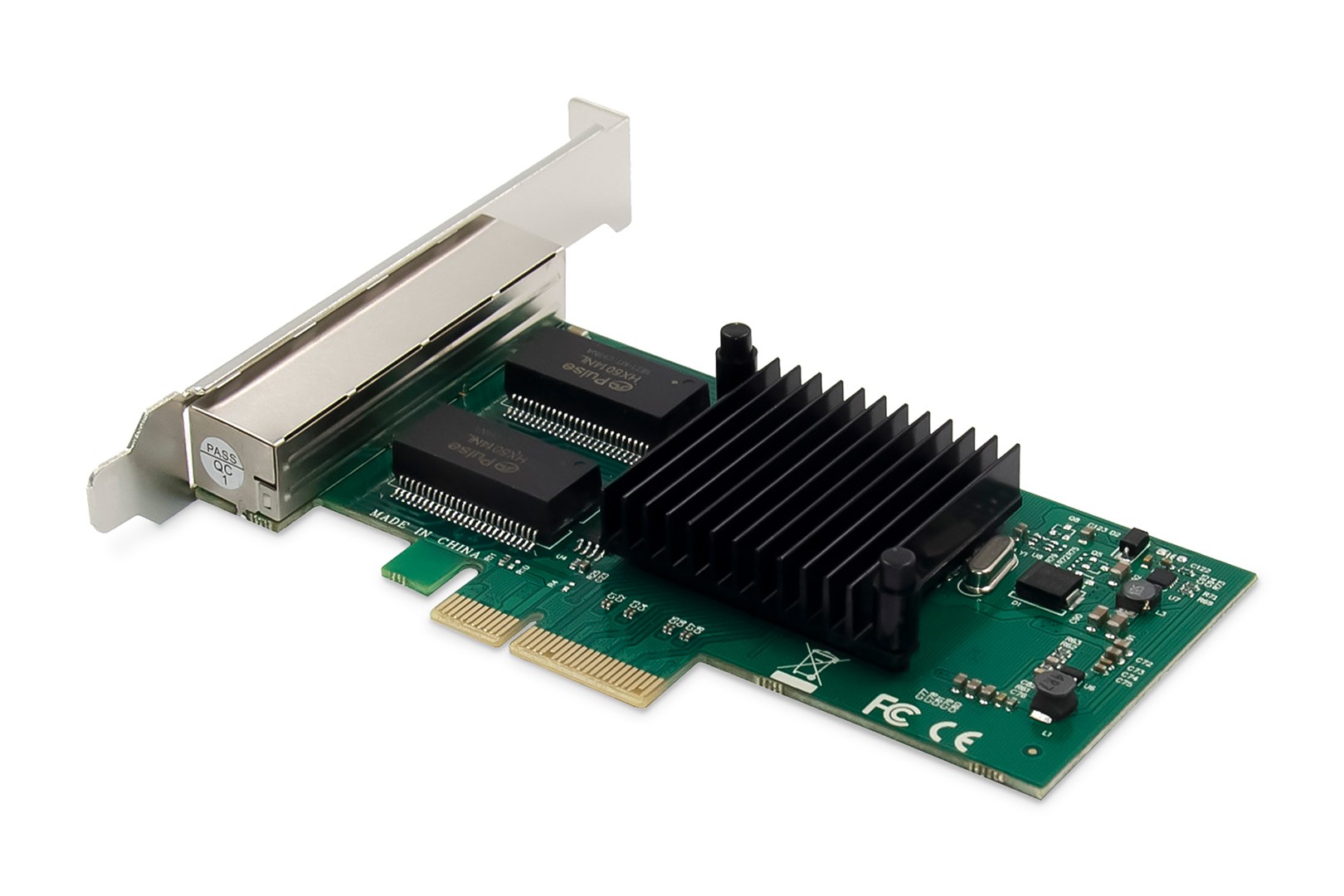 Mrežna kartica DIGITUS 4-portna Gigabit Ethernet PCI Express (Intel I350)-1