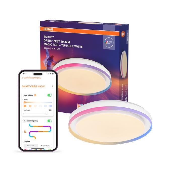 Viseća svjetiljka LEDVANCE SMART+ WiFi ORBIS DONUT TW 500 (38W, RGBTW, 50 cm)