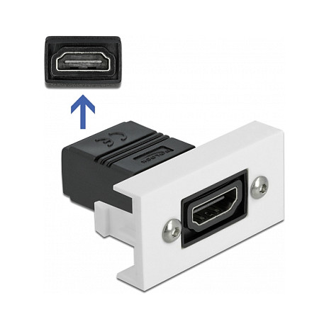 Delock Easy 45 HDMI modul, ravni, 22.5 x 45 mm-1
