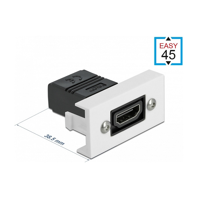 Delock Easy 45 HDMI modul, ravni, 22.5 x 45 mm-2