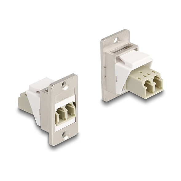 DELOCK Panel Mount LC Duplex Spojnica, žensko-ženska