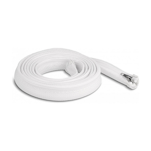 DELOCK pleteni bužir s patentnim zatvaračem 2 m x 20 mm, bijela boja-0