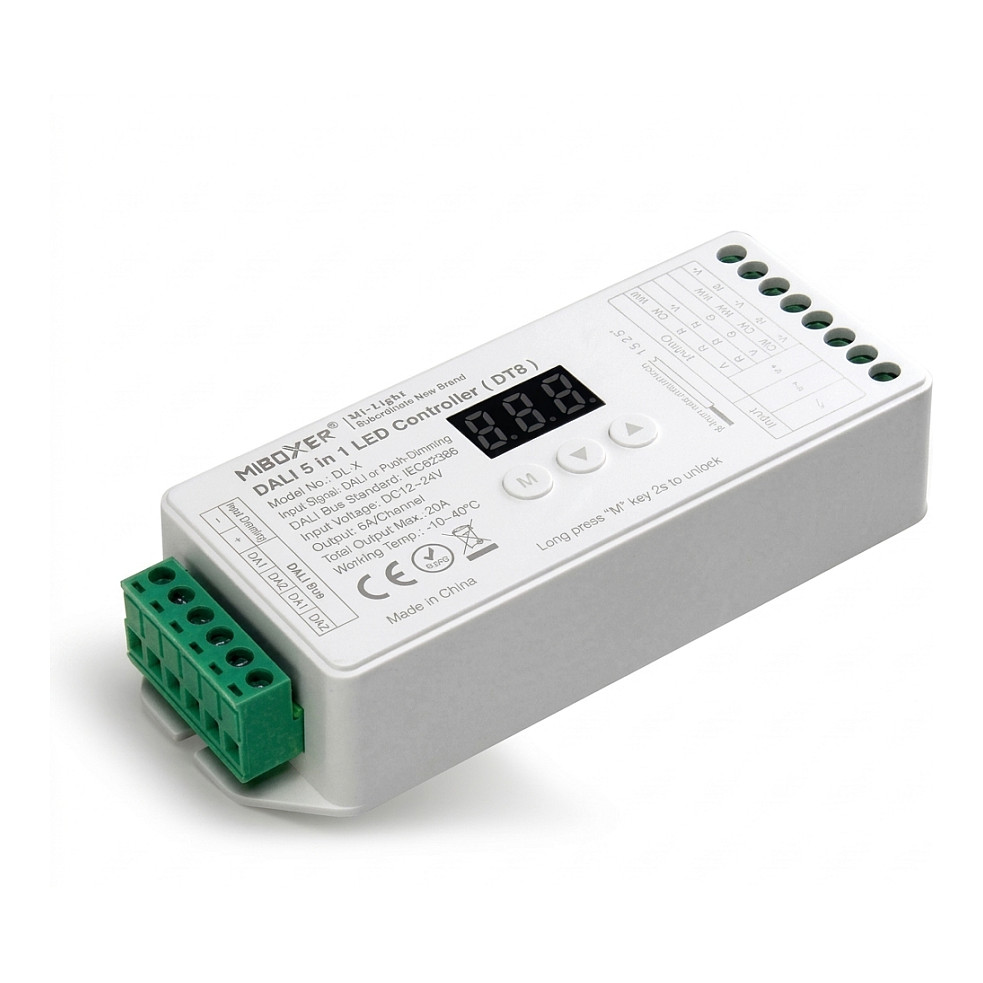 MIBOXER DALI 5-u-1 LED kontroler DL-DALI-01 (DT8)