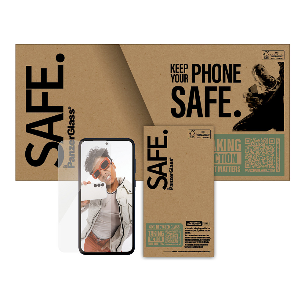 Zaštitno staklo PANZERGLASS Safe. za Samsung Galaxy A35 5G-1