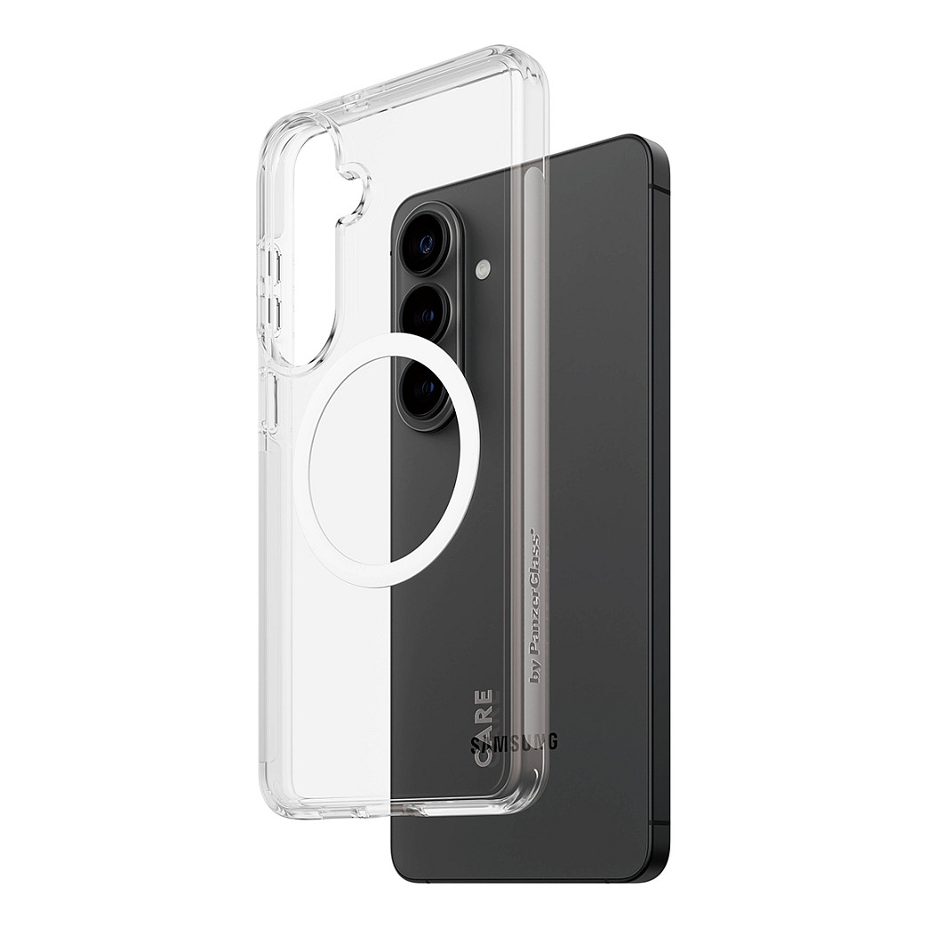 CARE Urban Explorer Case Clear w. White Qi Samsung Galaxy S26+-0