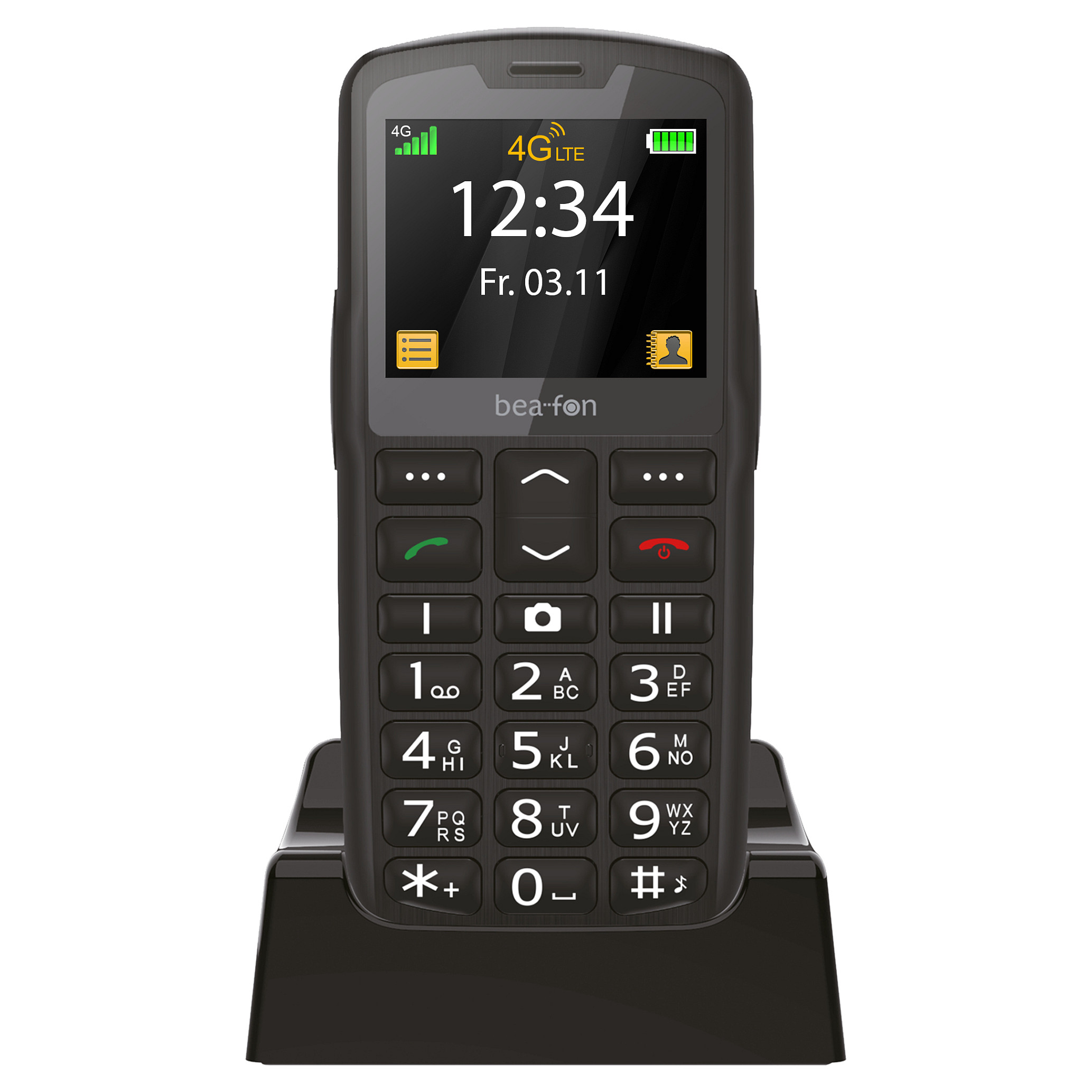 Mobitel BEAFON SL260 LTE (2.2", 4G, SOS, 800 mAh, srebrno-crna boja)