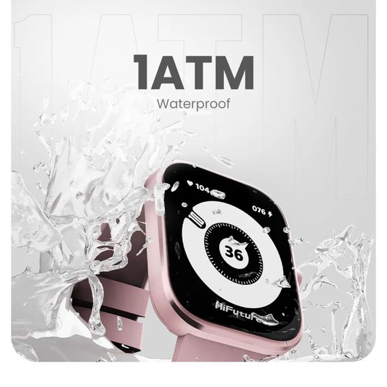 Pametni sat HIFUTURE Lume Pro (1,85" AMOLED, Bluetooth pozivi, 1 ATM, roza boja)-1