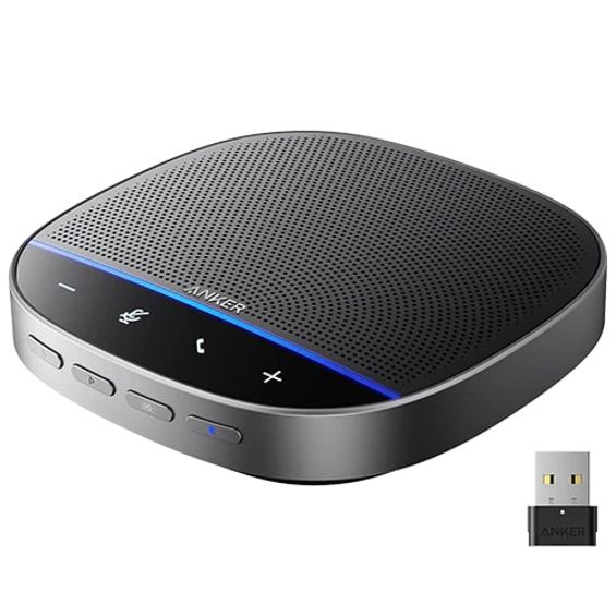 Konferencijski zvučnik ANKER PowerConf S500 (Bluetooth 5.0, USB-C, 4 mikrofona, 6700 mAh, crna boja)-1