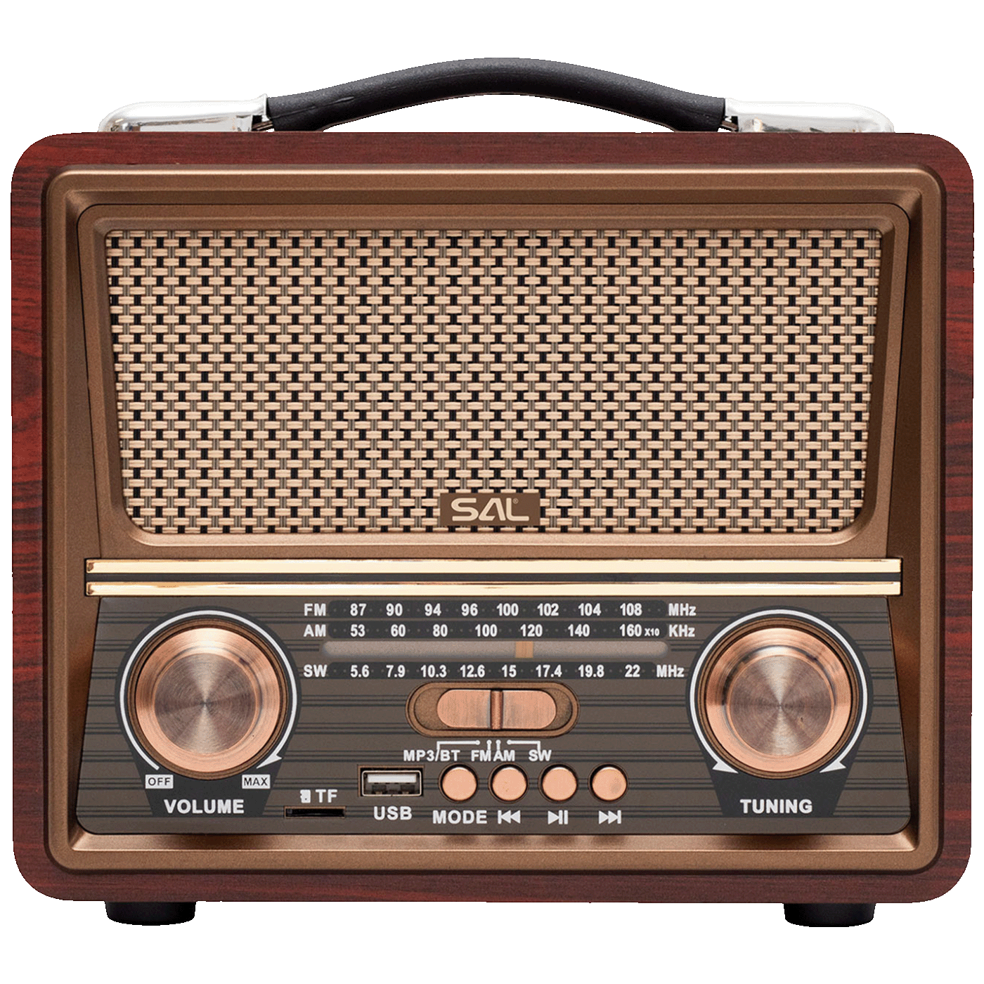Prijenosni retro radio SAL RRT22 (Bluetooth, FM, MP3)-1