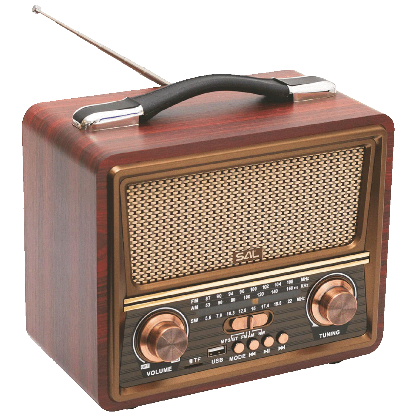 Prijenosni retro radio SAL RRT22 (Bluetooth, FM, MP3)-2
