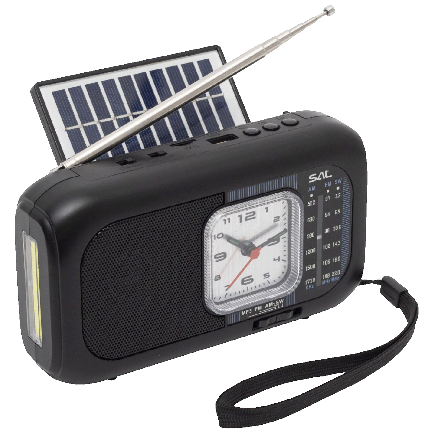 Radio prijemnik SAL RPH3 sa solarnim napajanjem (Bluetooth, FM/AM/SW)-2