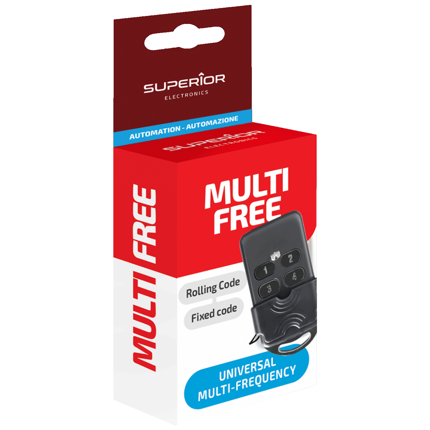 Univerzalni daljinski upravljač SUPERIOR Multi-Free za garažna vrata i kapije-1
