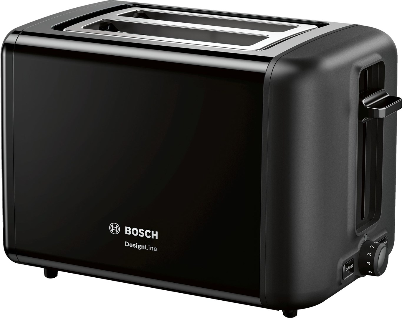 Toster BOSCH TAT3P423 DesignLine, 970W, crna boja-0