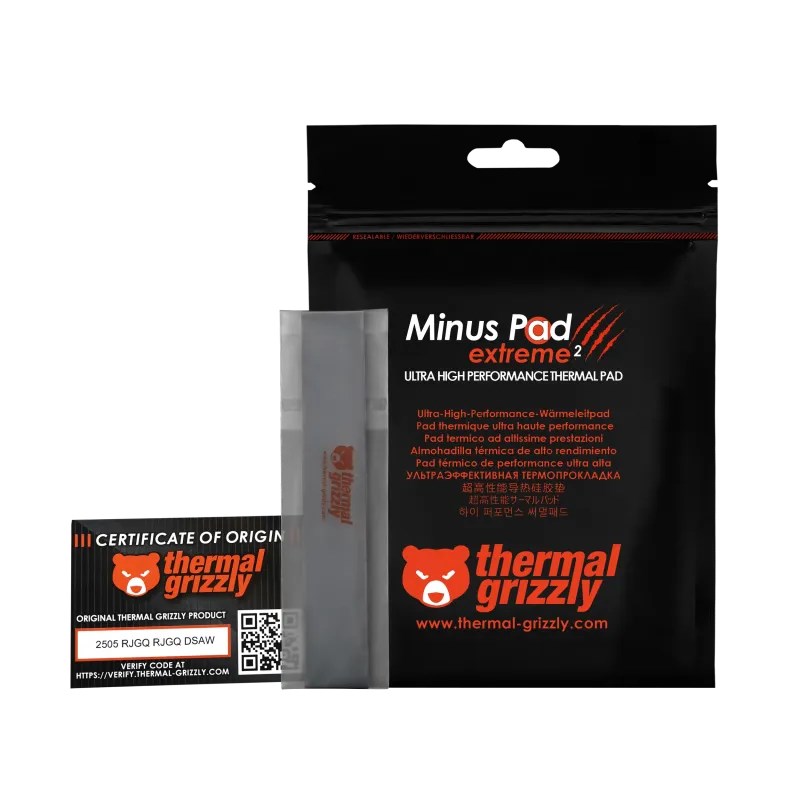 Termalna podloga THERMAL GRIZZLY Minus Pad Extreme (120 x 20 x 2.0 mm)-6