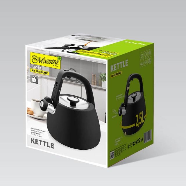 Čajnik MAESTRO MR-1318-BLACK, 2.5 l, crna boja-1