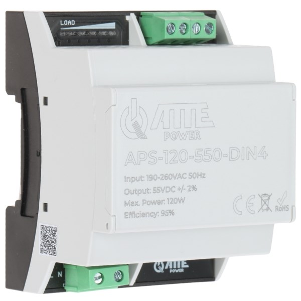 Impulsno napajanje ATTE APS-120-550-DIN4 za DIN šinu (120W / 55V DC)-0