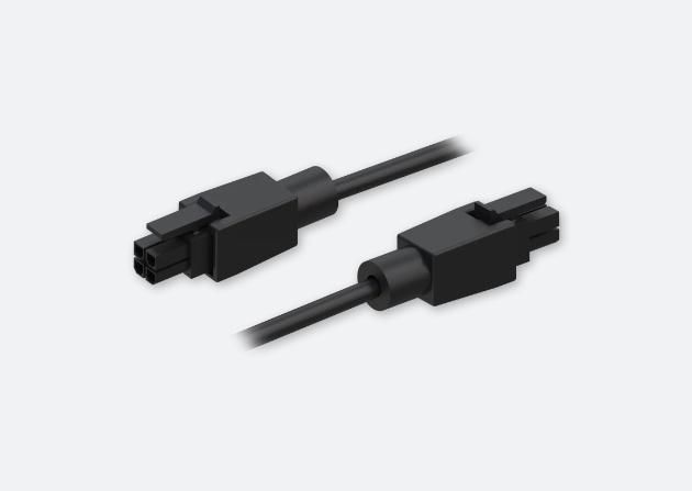 Kabel za napajanje TELTONIKA PR2PP10B (4-pin na 4-pin, 1 m, crna boja)-0