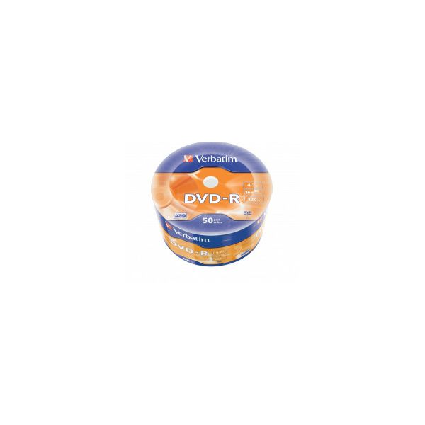 DVD-R Verbatim 4.7GB 16× Matt Silver Wagon Wheel - 1 KOM
