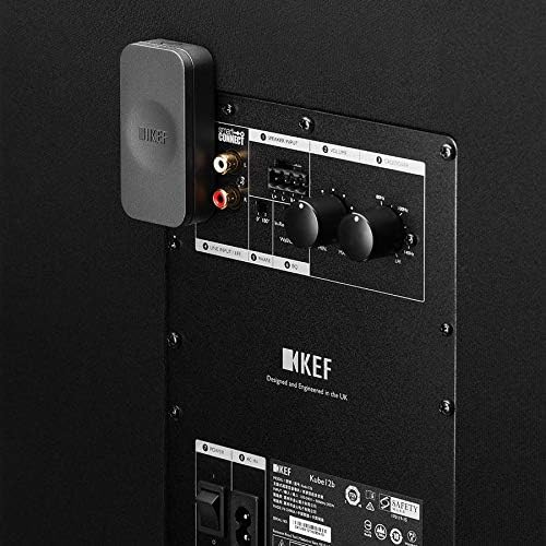 Bežični prijemnik za subwoofer KEF KW1 RX (5.8GHz, 24-bit/48kHz, domet do 30m, crna boja)-2