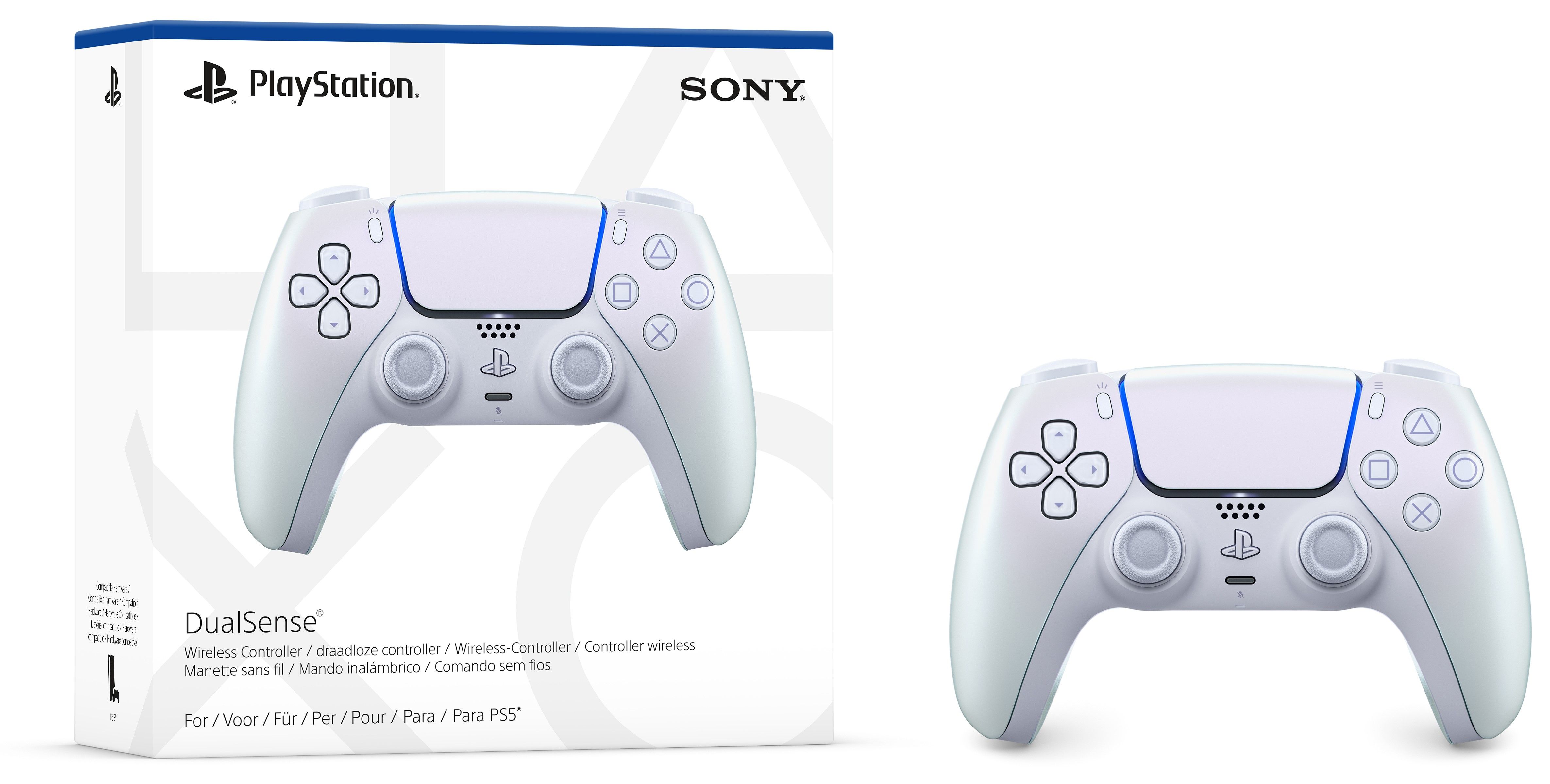 Kontroler SONY PLAYSTATION 5 Dualsense Wireless Chroma Pearl v2-6