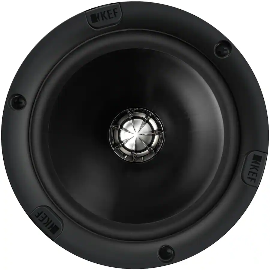 Ugradbeni zvučnik KEF Ci130QRfl (5.25", 2-sistemski, 100 W, okrugli, frameless, bijela boja)-3