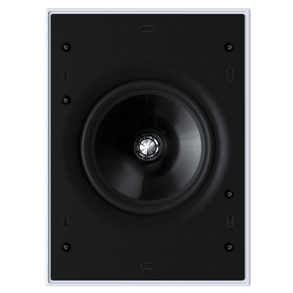Ugradbeni zvučnik KEF Ci200QL (8", 2-sistemski, 150 W, pravokutni, bijela boja)