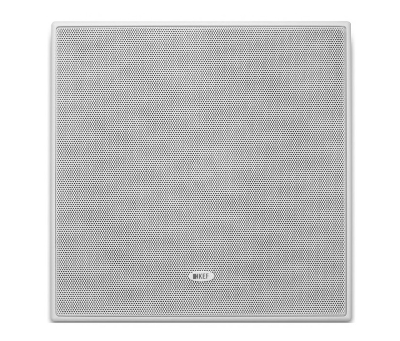 Ugradbeni zvučnik KEF Ci200QS (8", 2-sistemski, 150 W, kvadratni, bijela boja)