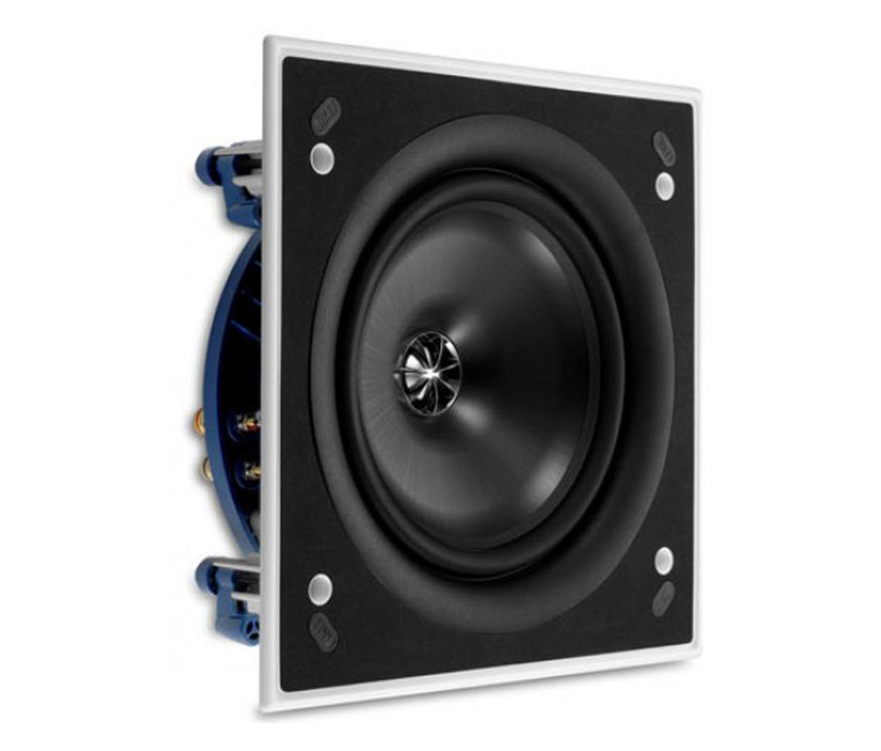Ugradbeni zvučnik KEF Ci200QS (8", 2-sistemski, 150 W, kvadratni, bijela boja)-1