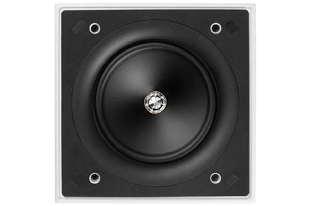 Ugradbeni zvučnik KEF Ci160.2CS (6.5", 2-sistemski, 100 W, kvadratni, bijela boja)-1