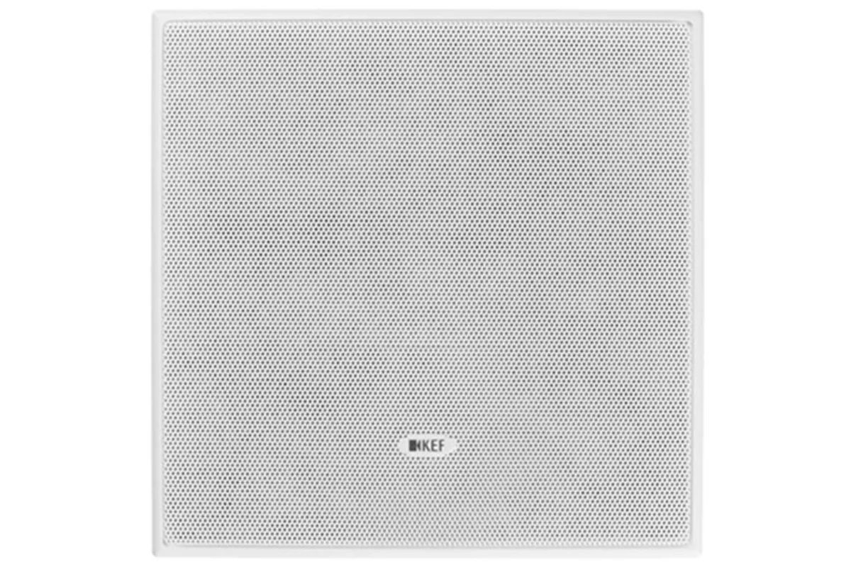 Ugradbeni zvučnik KEF Ci160.2CS (6.5", 2-sistemski, 100 W, kvadratni, bijela boja)