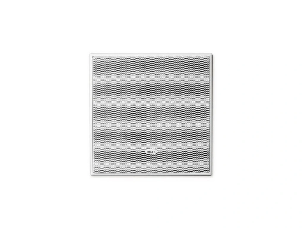 Ugradbeni zvučnik KEF Ci160CSds (6.5", Dual Stereo, 80 W, kvadratni, bijela boja)