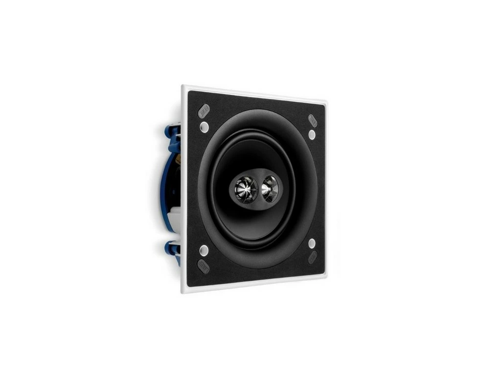 Ugradbeni zvučnik KEF Ci160CSds (6.5", Dual Stereo, 80 W, kvadratni, bijela boja)-1