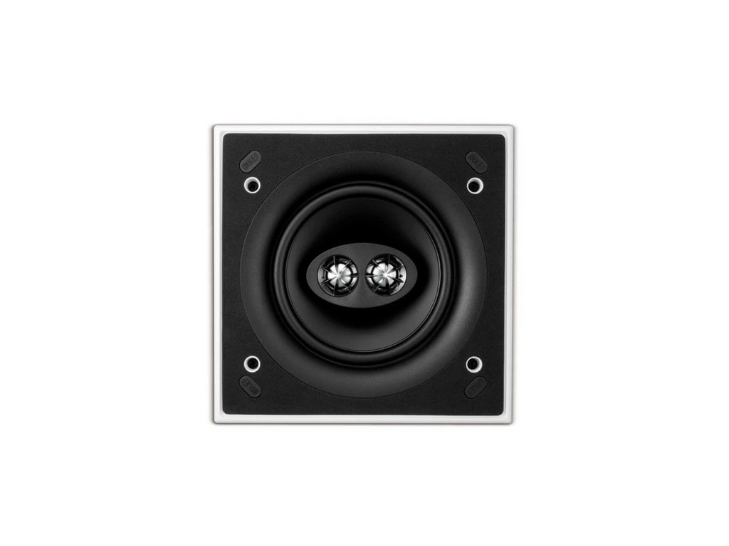 Ugradbeni zvučnik KEF Ci160CSds (6.5", Dual Stereo, 80 W, kvadratni, bijela boja)-3