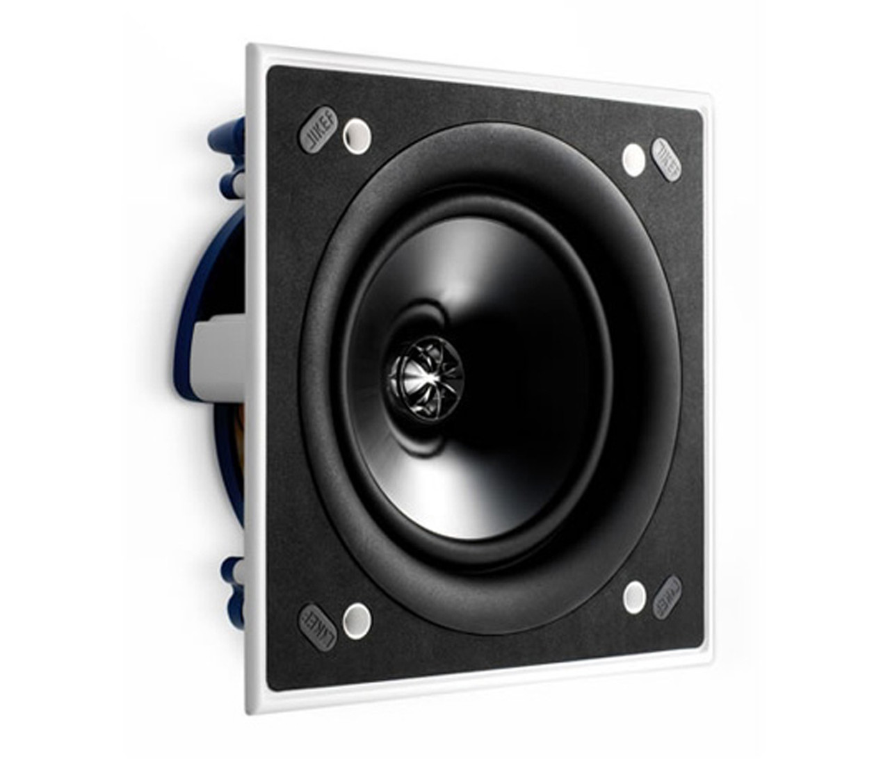 Ugradbeni zvučnik KEF Ci160QS (6.5", 2-sistemski, 125 W, kvadratni, bijela boja)-1