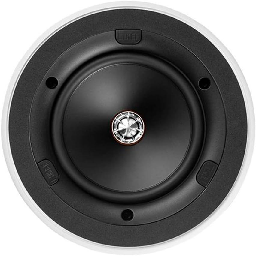 Ugradbeni zvučnik KEF Ci130.2CR (5.25", 2-sistemski, 80 W, okrugli, bijela boja)