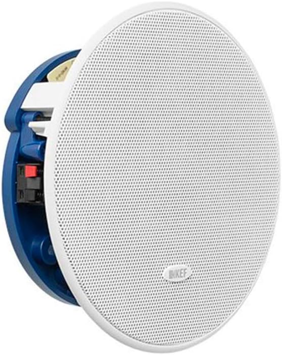 Ugradbeni zvučnik KEF Ci130.2CR (5.25", 2-sistemski, 80 W, okrugli, bijela boja)-1