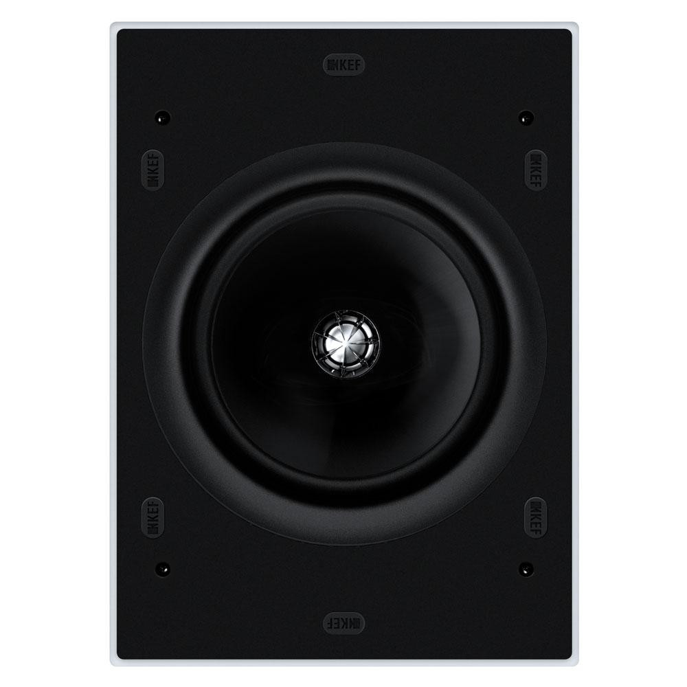 Ugradbeni zvučnik KEF Ci160QL (6.5", 2-sistemski, 125 W, pravokutni, bijela boja)