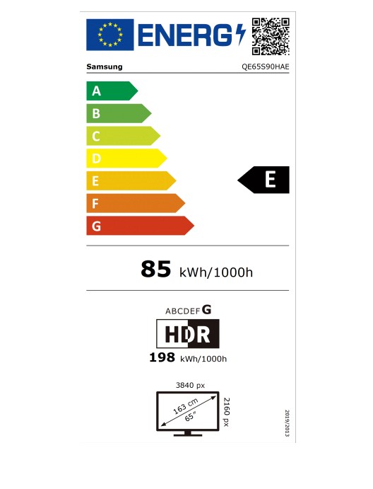 TV SAMSUNG QE65S90HAEXXH 2026 Tizen™ (165 cm, 4K Ultra HD, OLED, HDR, Smart TV, DVB-T2/C/S2, crni)-5