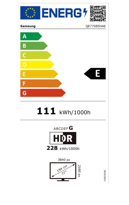 TV SAMSUNG QE77S85HAEXXH 2026 Tizen™ (195 cm, 4K Ultra HD, OLED, HDR, Smart TV, DVB-T2/C/S2, crni)-3