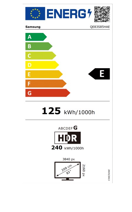 TV SAMSUNG QE83S85HAEXXH Tizen™ (211 cm, 4K Ultra HD, OLED, HDR, Smart TV, DVB-T2/C/S2, crni)-4