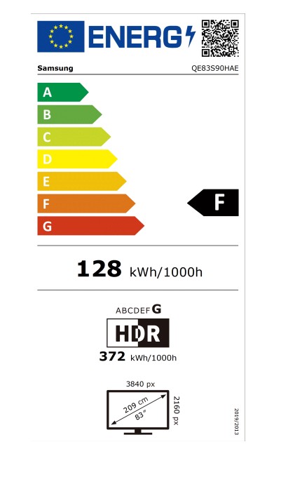 TV SAMSUNG QE83S90HAEXXH 2026 Tizen™ (211 cm, 4K Ultra HD, OLED, HDR, Smart TV, DVB-T2/C/S2, crni)-5