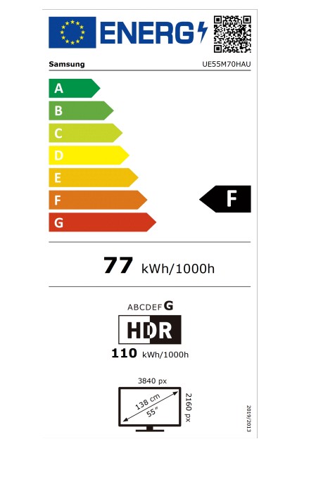 TV SAMSUNG UE55M70HAUXXH 2026 Tizen™ (139 cm, 4K Ultra HD, Mini LED, HDR, Smart TV, DVB-T2/C/S2, crni)-5
