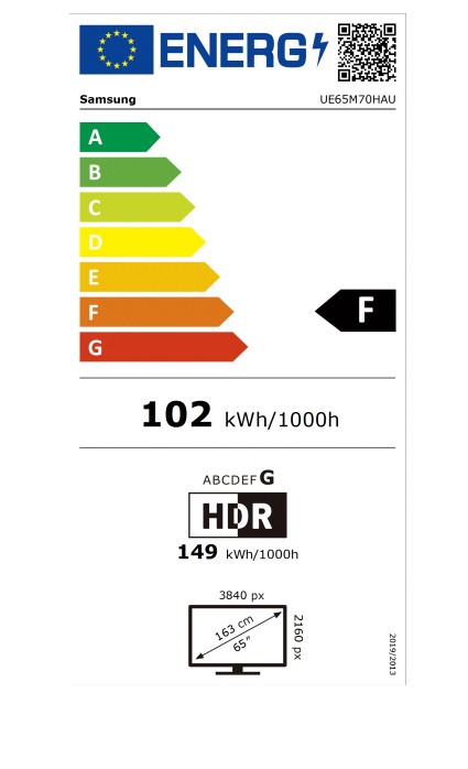 TV SAMSUNG UE65M70HAUXXH 2026 Tizen™ (165 cm, 4K Ultra HD, Mini LED, HDR, Smart TV, DVB-T2/C/S2, crni)-5