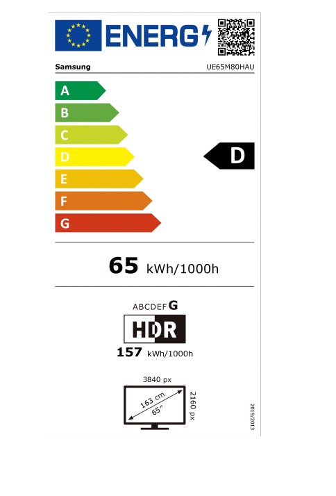 TV SAMSUNG UE65M80HAUXXH 2026 Tizen™ (165 cm, 4K Ultra HD, Mini LED, HDR, Smart TV, DVB-T2/C/S2, crni)-4