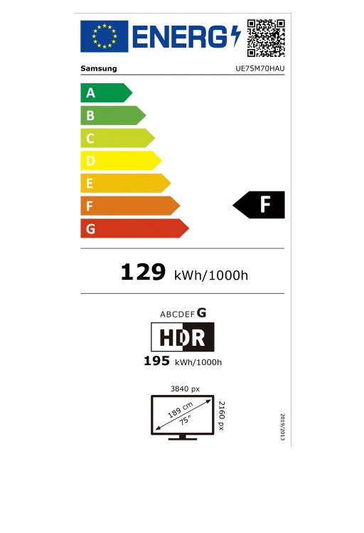 TV SAMSUNG UE75M70HAUXXH 2026 Tizen™ (190 cm, 4K Ultra HD, Mini LED, HDR, Smart TV, DVB-T2/C/S2, crni)-3