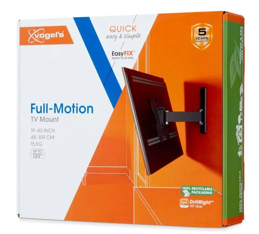 Zidni nosač za TV VOGELS TVM 1223 (19" - 43", do 15kg, nagib 15")-7