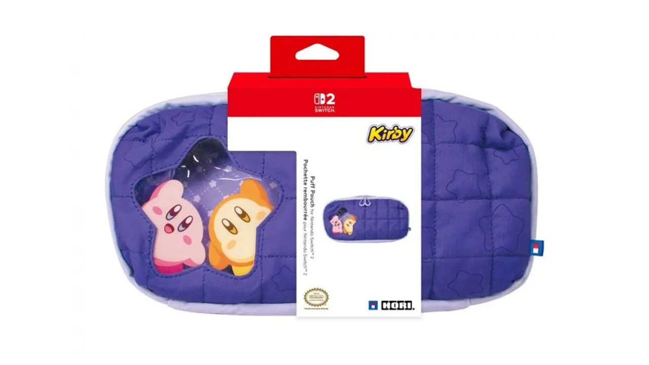 Torbica za igraću konzolu HORI Puff Pouch Kirby and Waddle Dee za Nintendo Switch 2