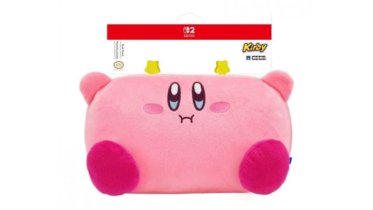 Torbica za igraću konzolu HORI Plush Pouch Kirby za Nintendo Switch 2-2
